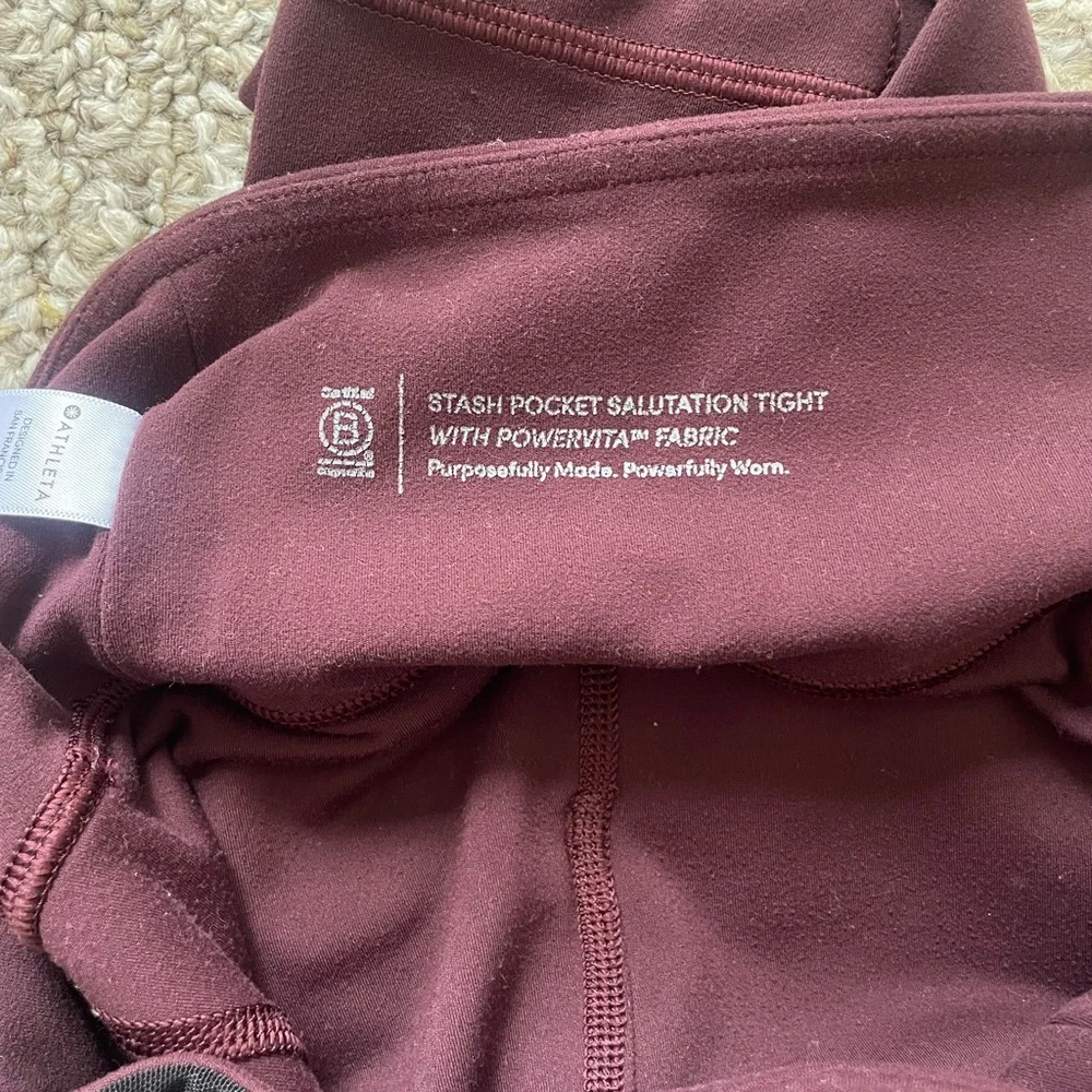 Athleta Salutation Stash Pocket High-Rise Leggings - Picture 12 of 13